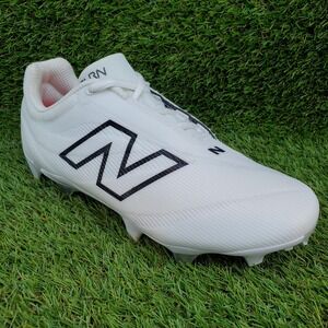 New Balance BurnX4 SIZE 5.5 Men's 7 Women's Lacrosse Cleats Field Shoes White